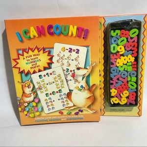 I Can Count learning numbers vintage book homeschool teaching
